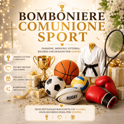 Bomboniere comunione sportive